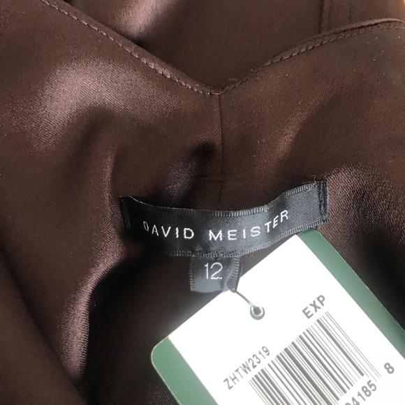 David Meister Brown Bodycon Dress - Picture 6 of 8